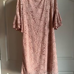 Blush colored Liz Claiborne knee length dress. Never worn
